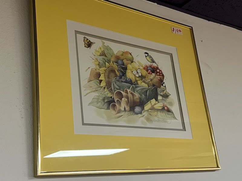 Yellow Painting of a Spring Time Scene