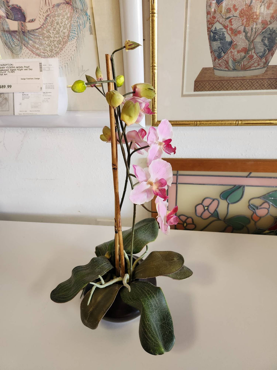 Floral Arrangement Pink Orchids