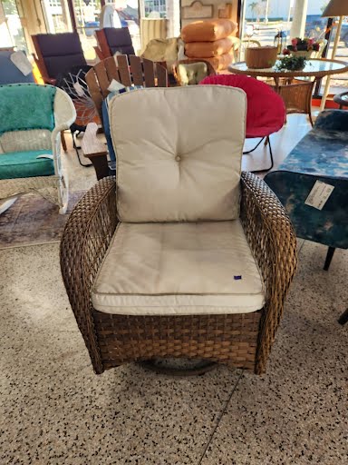 Resin Wicker Swivel Rocker Chair
