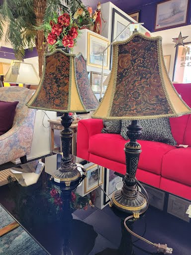 SET OF 2-Ornate Table Lamps
