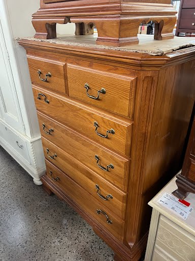 Oak Sauder High Chest