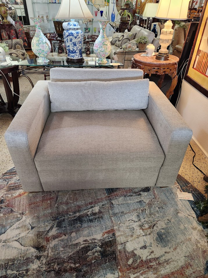 Grey Chair/ Twin Convertable Sleeper