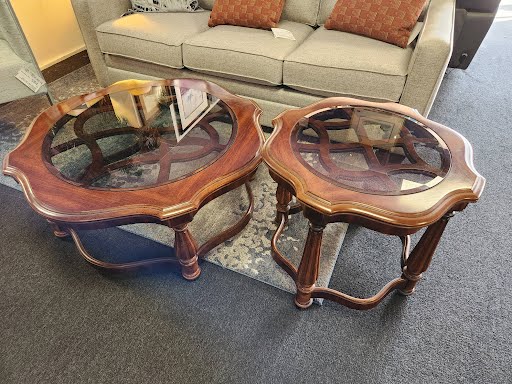 26R" Glass Insert End Table