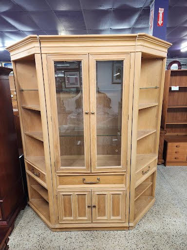 3 Piece light wood BERNHARDT Entertainment Center