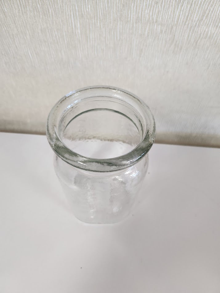 7" Clear  Glass Jug
