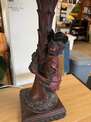 34"H Pirate Monkey Table Lamp
