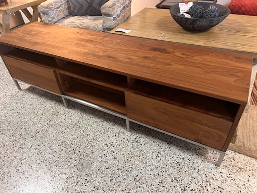 Crate & Barrel Console Table 72"w