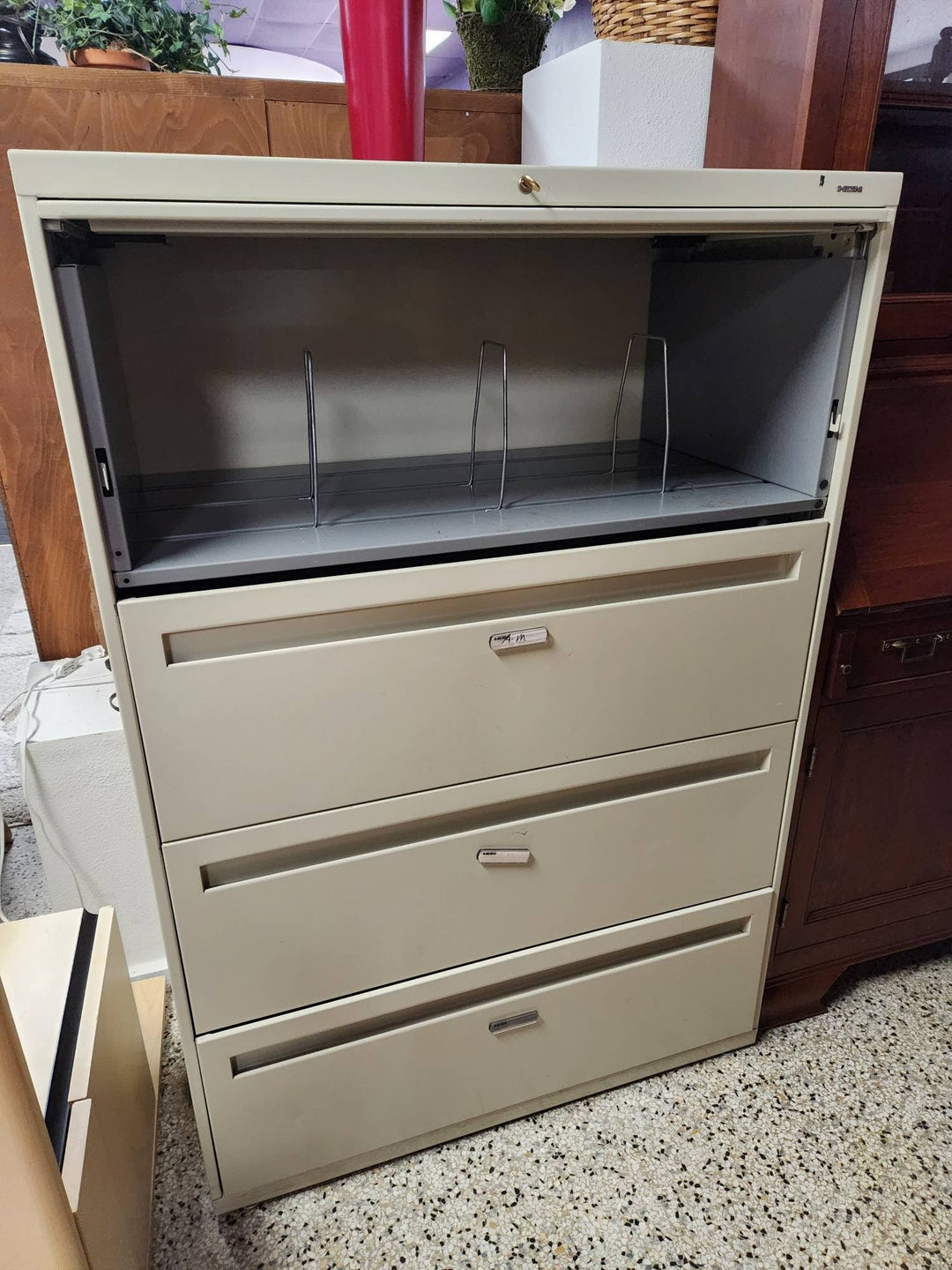 Hon File Cabinet Four Drawer Metal