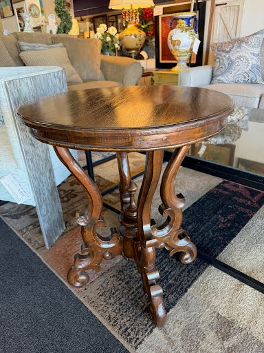 Dark Wood End Table