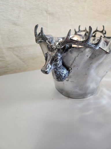 Pewter Stag holiday bucket
