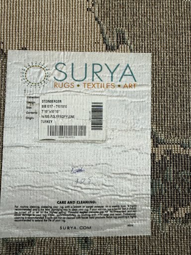 7'10 x 10'10 Area Rug Surya