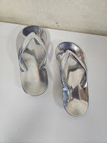 Metal Flip Flop Trinket Dish Home Item