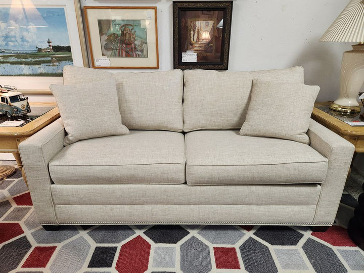 Beige Ethan Allen Sleeper