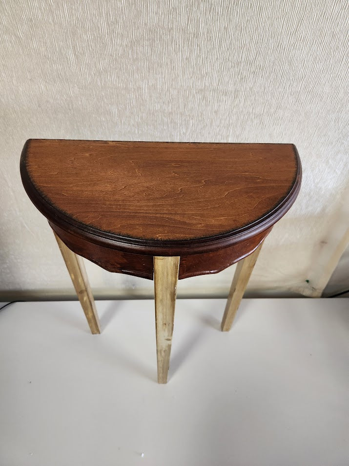 Demilune End Table