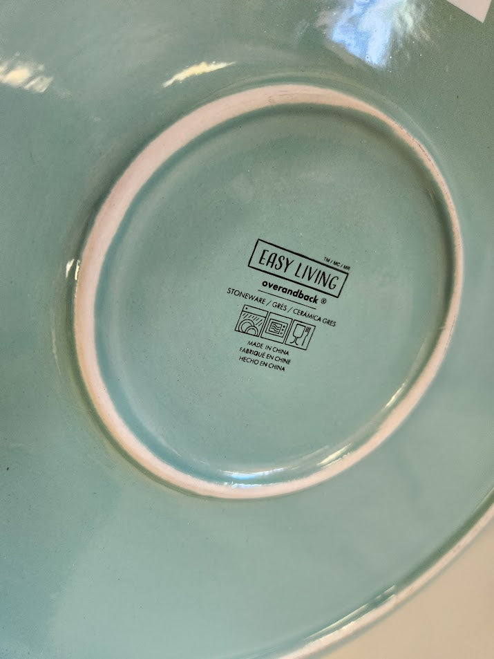 Teal Glazed Bowl