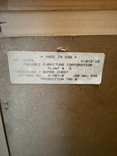 Pulaski Furniture Chest