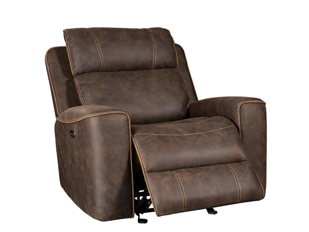 BEHOLD Telluride Power Recliner/Rocker  Motion Chocolate