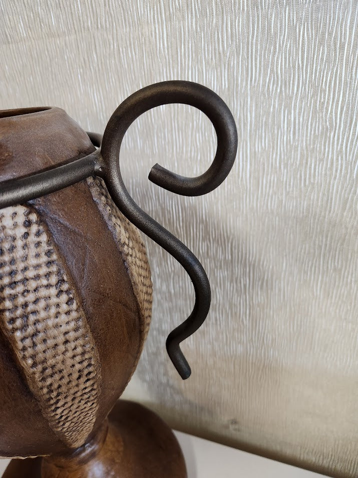 15.5"H urn-style Vase