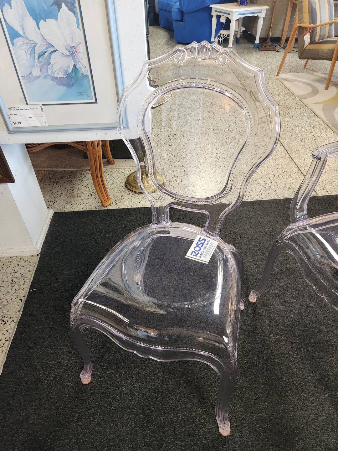 SET OF 4 - Lucite Chairs