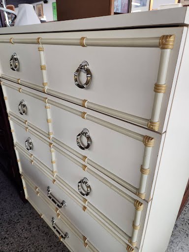 Faux Bamboo High Chest