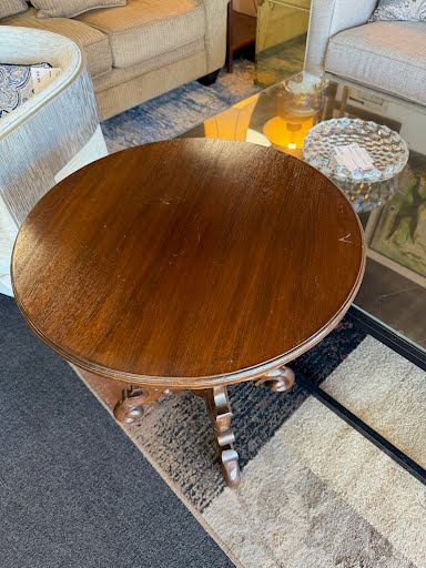 Dark Wood End Table