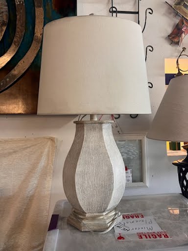 Set of 2- Shabby Table Lamps