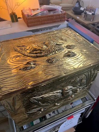 Hinged Brass Box