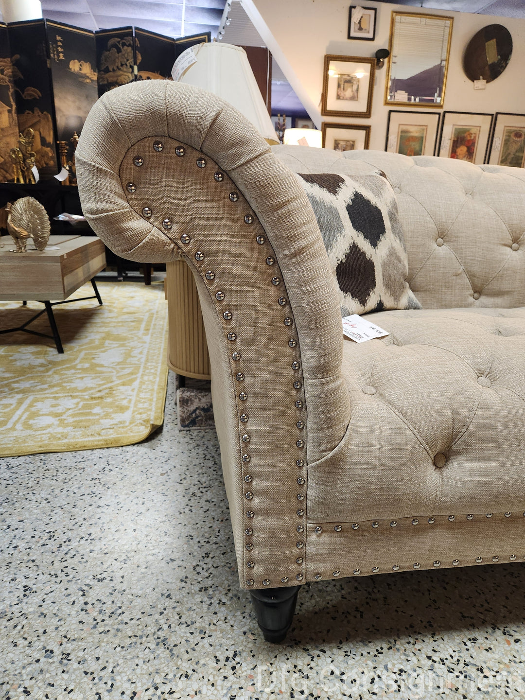 Tufted HighBack Sofa