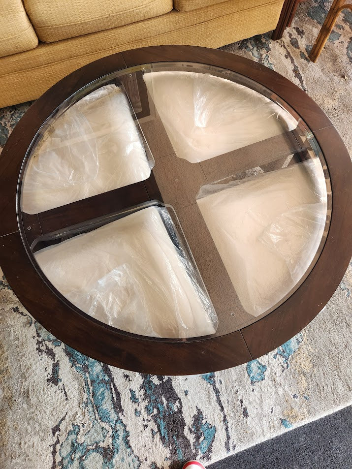Coffee Table With 4 Stools