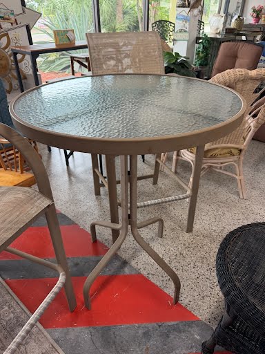 OutdoorBar Table With Chairs