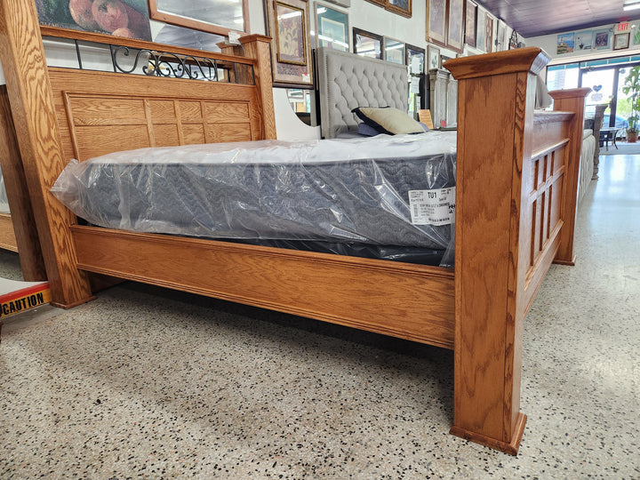 Oak Wood Thornwood Bed Sizes Queen Bed Set