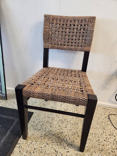 SET OF 2-Palecek Panama Wood Side Chairs