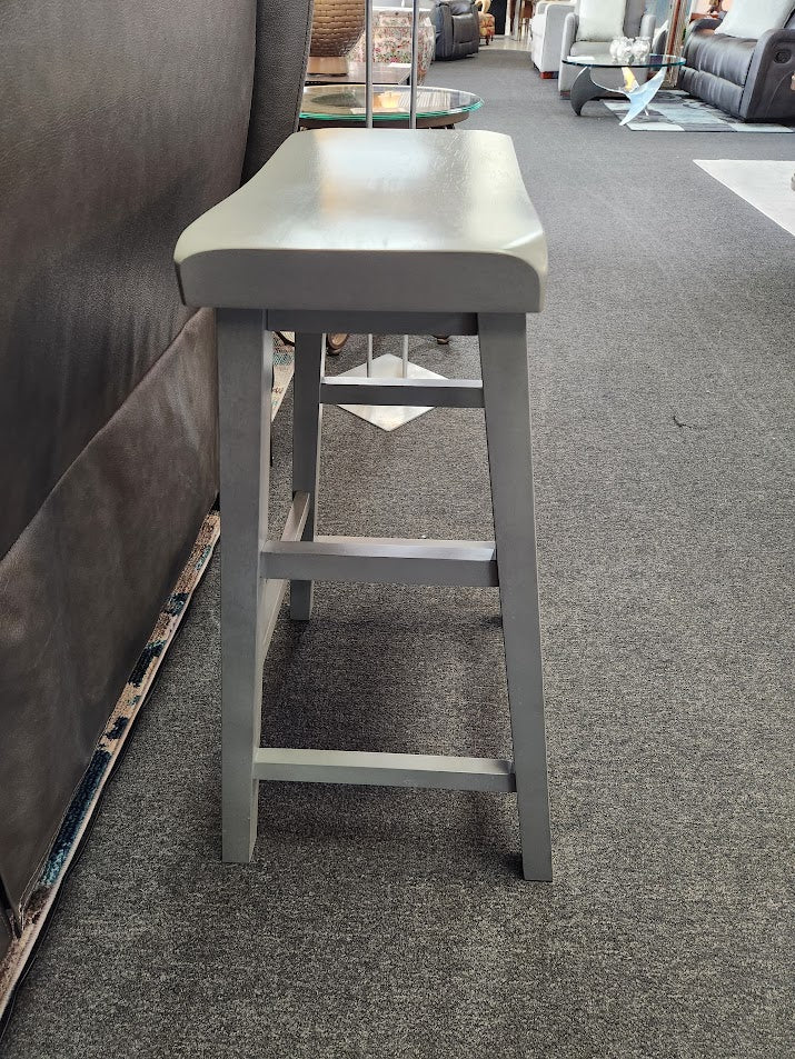 Grey saddle Bar stools