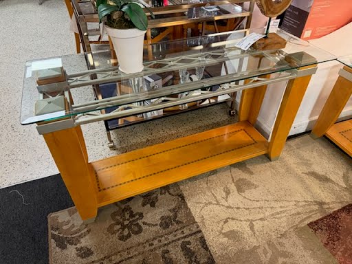 Maple Wood Sofa Table