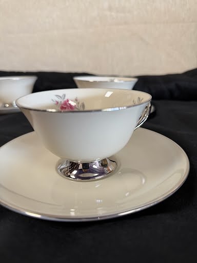 Footed Cup and Saucer China