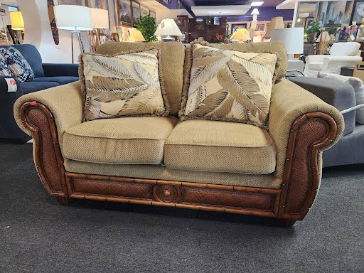 64W" Rattan Love Seat