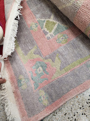 (AS IS) Wool area rug