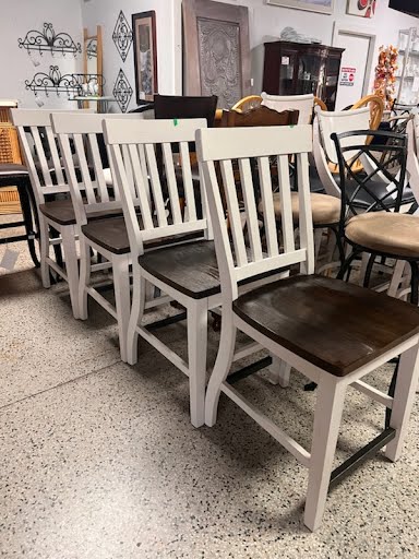 Two Tone Dining Chairs (Set of Four)