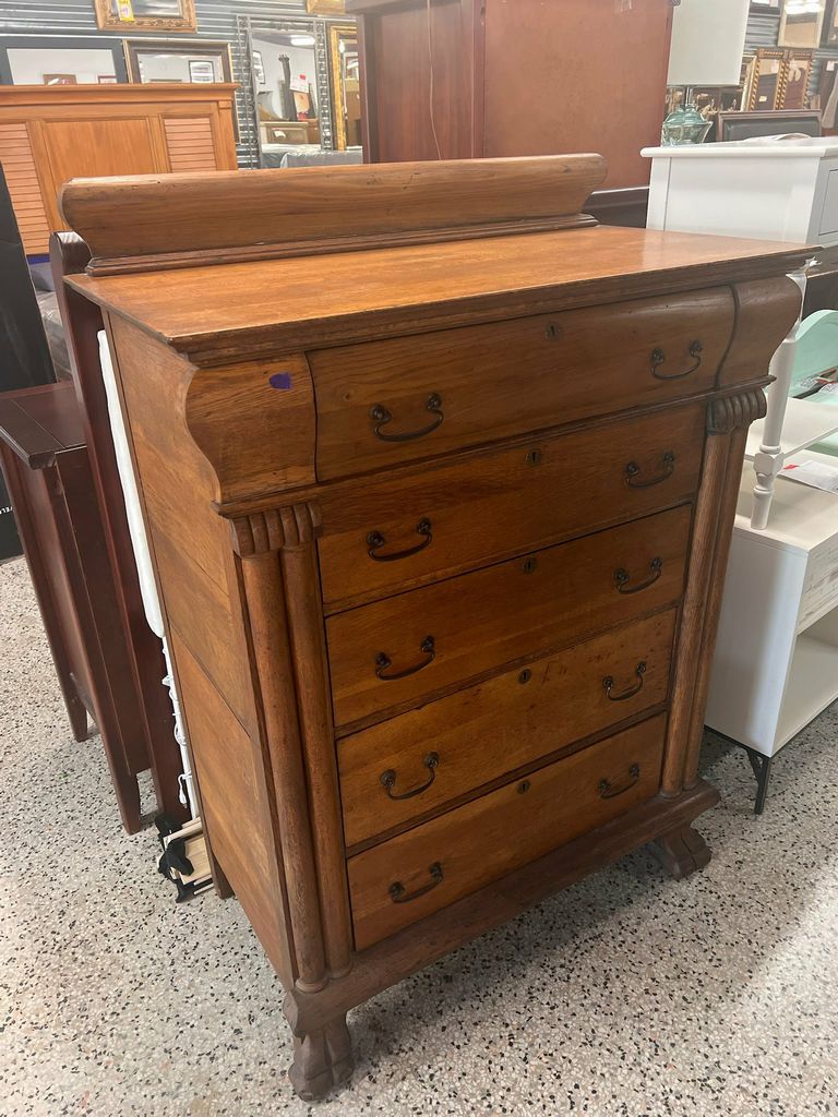 5 Drawer High Chest