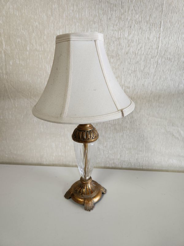 Small Crystal Table Lamp