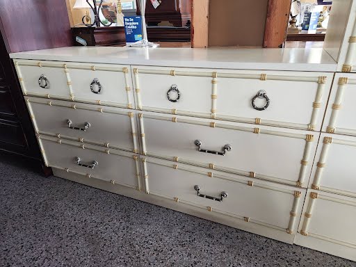 Faux Bamboo Dresser