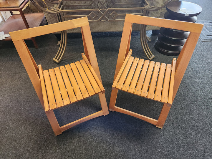 Mid-Century Folding Chairs