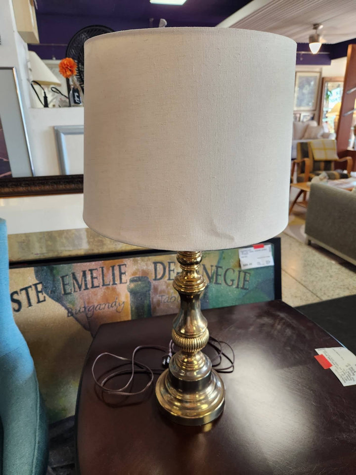 Brass Single Table Lamp