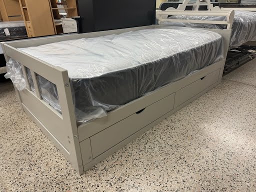 Grey Twin Extending DayBed