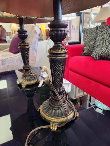SET OF 2-Ornate Table Lamps