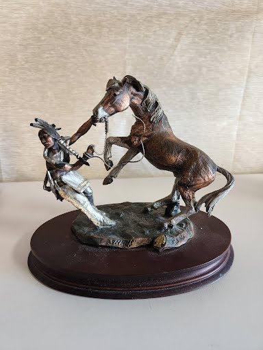 Legends C. A. Pardell Sculpture SHHH Mixed Media