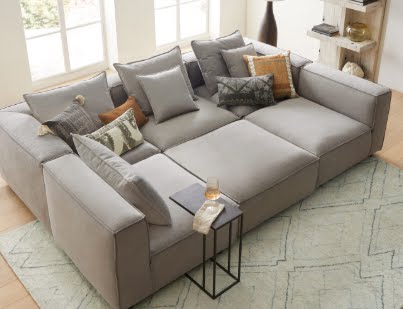 Arhaus Coburn 6pc Modular Sectional