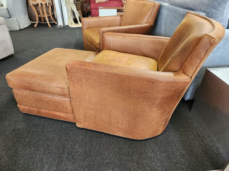 Ruby Leather Arhaus Chair