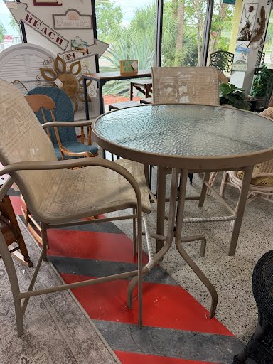 OutdoorBar Table With Chairs