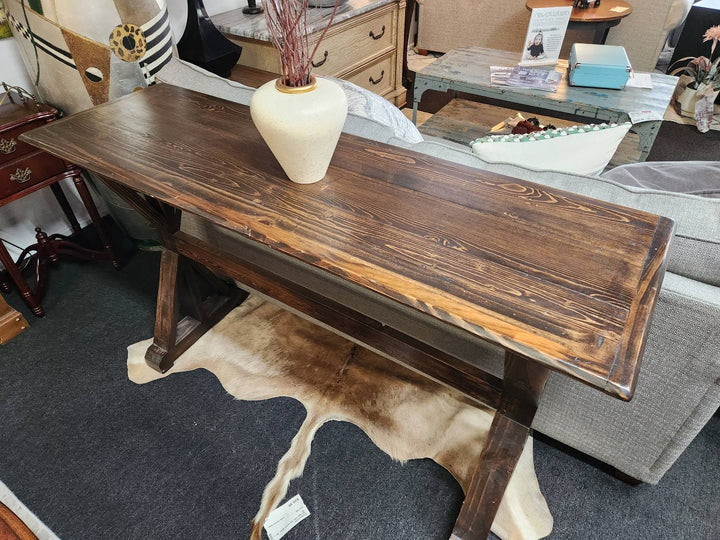 Trestle Style Sofa Table